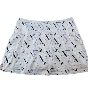 Xersion EverUltra Lite Skort Womens XL Athletic Tennis Running Geometric Skirt